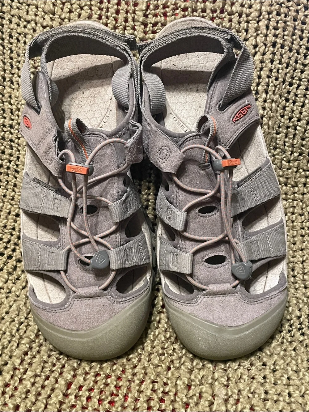 Keen Men's Gray Closed-Toe Outdoor Sport Sandals